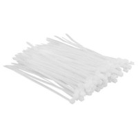 Стяжка Top Tools біла, 2.5x100 мм, пластик, 100 шт. (44E950)