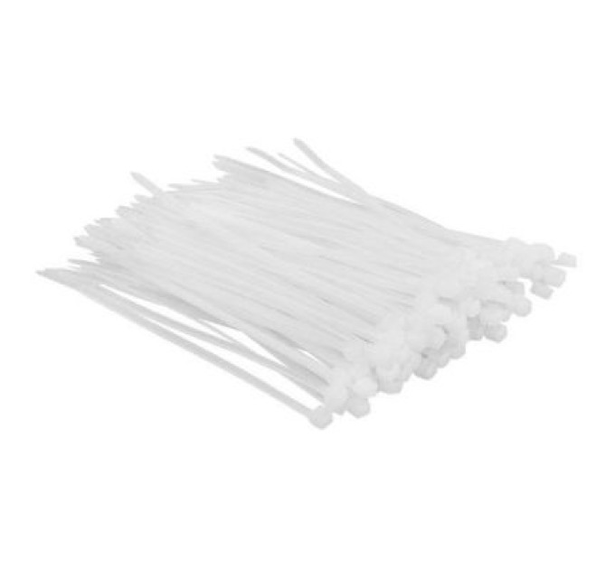 Top Tools Стяжка Top Tools біла, 2.5x100 мм, пластик, 100 шт. (44E950)