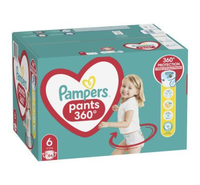 Pampers Підгузки Pampers трусики Pants Giant Розмір 6 (14-19 кг) 84 шт (8006540069530)