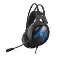 HP Навушники HP DHE-8001 USB+3.5mm LED Black (DHE-8001)