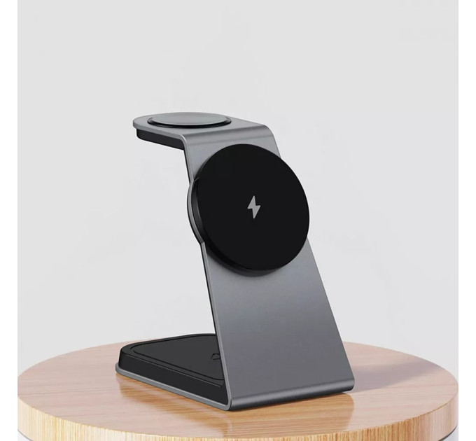 Proove Бездротовий зарядний пристрій Proove Omni Power 3in1 15W Gray (WSOP15020003)