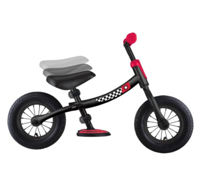 Scoot&Ride Біговел Scoot&Ride Go Bike Air (самокат) , чорно-червоний (615-120)