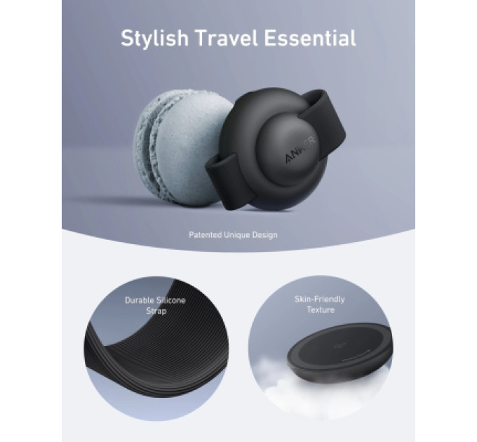 Anker Зарядний пристрій Anker MagGo Wireless Charging Pad 15W 3-in-1 Foldable Black (B25M8H11)