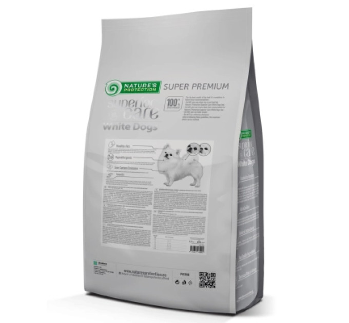 Nature's Protection Сухий корм для собак Nature's Protection Superior Care White Dogs Grain Free Insect Adult Small Breeds 1.5 кг (NPSC47441)