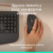 Logitech Мишка Logitech Signature Comfort Plus M850L Wireless/USB-C Graphite (910-007715)