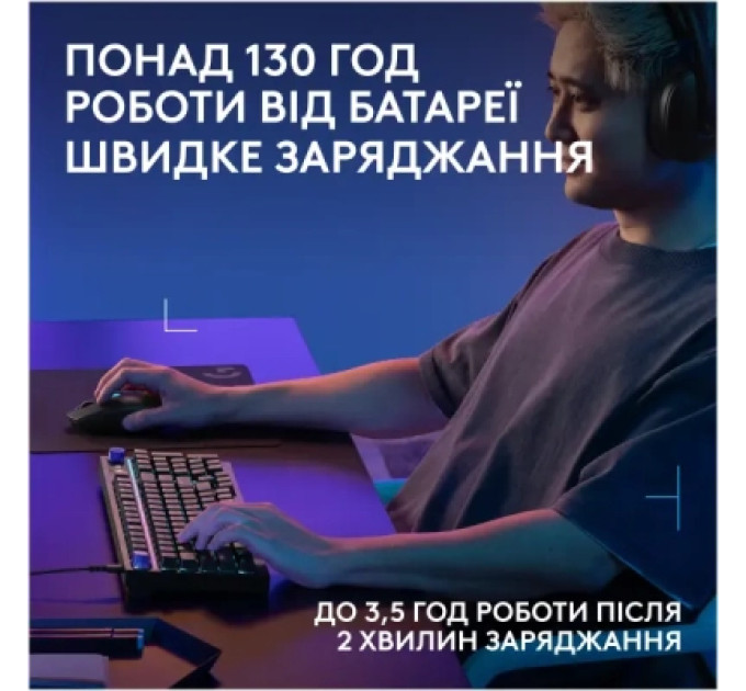 Logitech Мишка Logitech G305 X Superlight Wireless Black (910-007739)