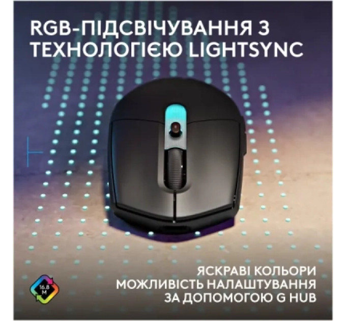 Logitech Мишка Logitech G305 X Superlight Wireless Black (910-007739)