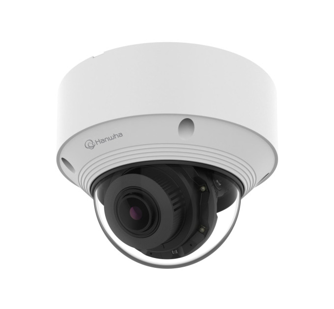 HANWHA Мережева камера купольна 5MP @ 30fps, motorized vari-focal lens 3.2~10.2mm (H: 95°~29° / V: 69°~21°) QNV-C8083R HANWHA VISION