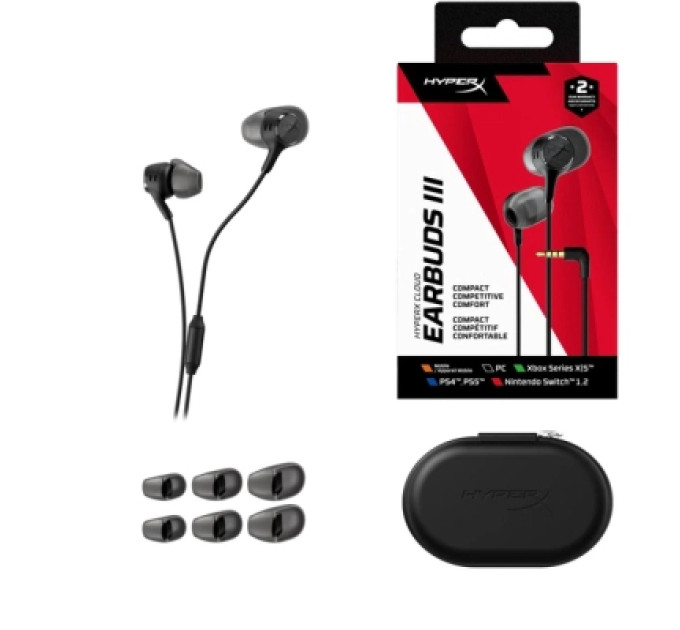 HyperX Навушники HyperX Cloud Earbuds III Wired Black (BN7R9AA)