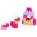 Mega Bloks Конструктор Mega Bloks рожевий у мішку 80 деталей (DCH62)