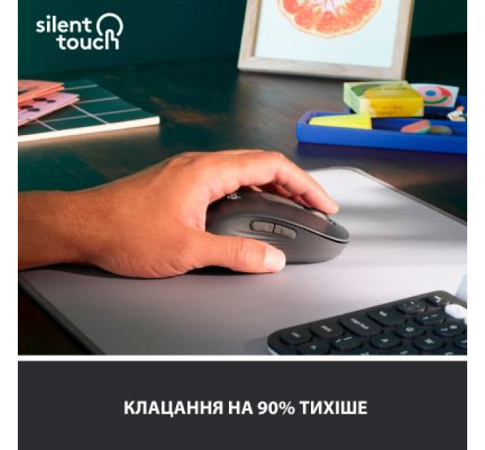 Logitech Мишка Logitech Signature M650 L Wireless LEFT Graphite (910-006239)