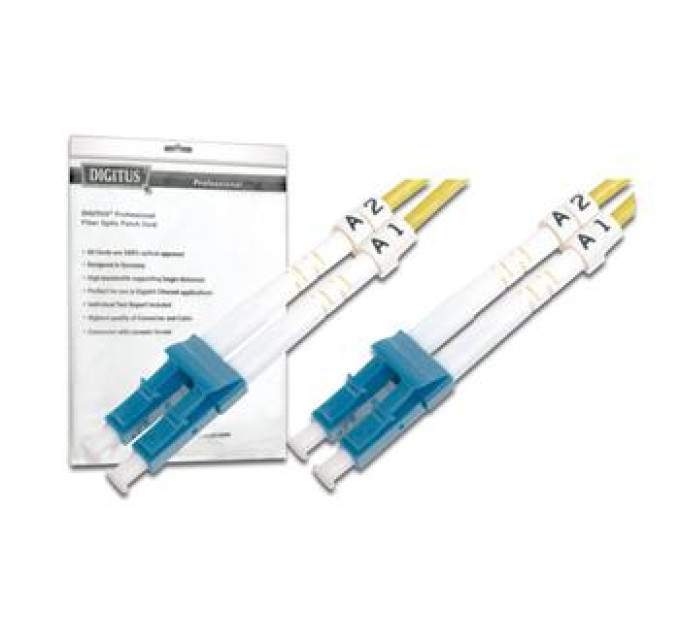 Digitus Оптичний патчкорд Digitus LC/UPC-LC/UPC,9/125,OS2(Singlemode),Duplex,3m (DK-2933-03)