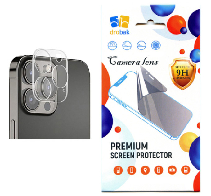 Drobak Скло захисне Drobak 3D camera Apple iPhone 14 Pro Max (505055)