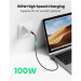 Ugreen Дата кабель USB-C to USB-C 2.0m 100W US334 Black Ugreen (70645)
