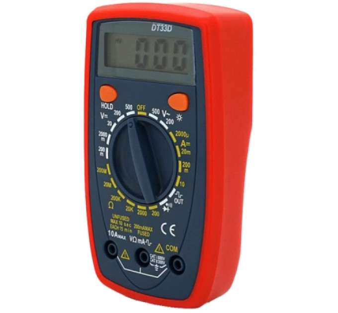 Voltronic Цифровий мультиметр Voltronic DT-33D, V, A, R , Q50 (DT-33D)