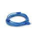Ritar Кабель для принтера USB 2.0 AM/BM 5.0m ferrite blue Ritar (YT-AM/BM-5.0TBL)