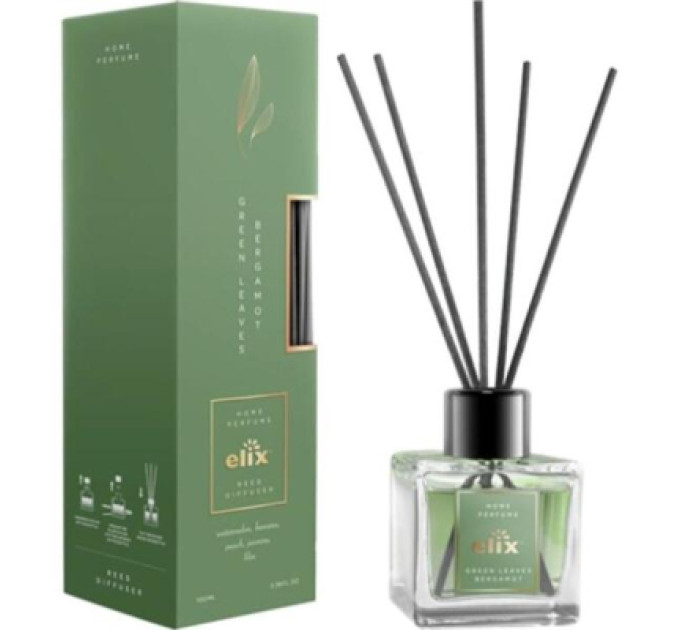 Elix Аромадифузор Elix Green Leaves & Bergamot 100 мл (5902315539457)