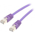 Cablexpert Патч-корд 0.25м S/FTP Cat 6A CU LSZH violet Cablexpert (PP6A-LSZHCU-V-0.25M)