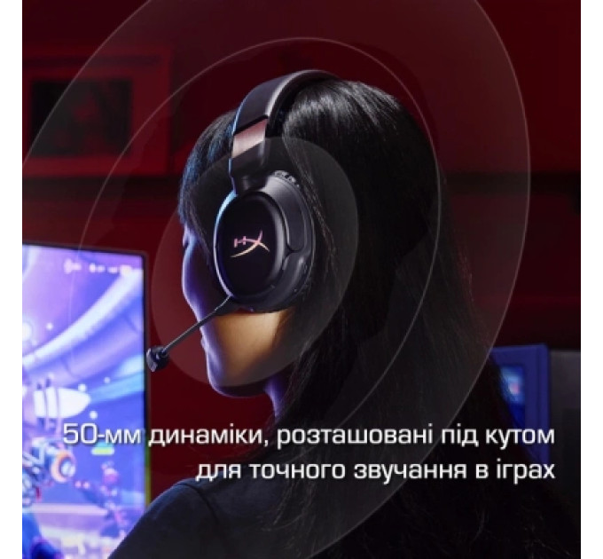 HyperX Навушники HyperX Cloud Flight 2 Wireless Black (B5VC4AA)