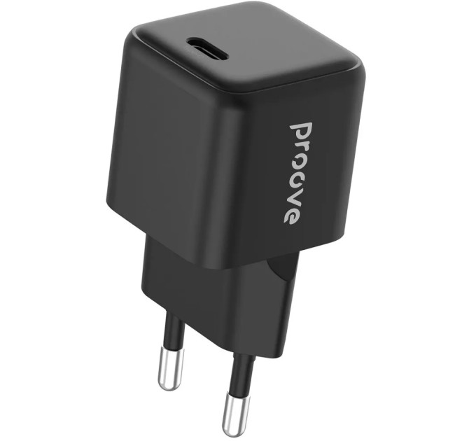 Proove Мережевий зарядний пристрій Proove Pocket GaN 25W Black (WCPG25010201)