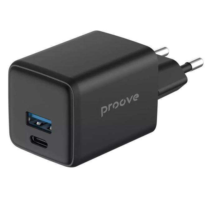 Proove Мережевий зарядний пристрій Proove Pocket GaN 30W Black (WCPG30110001)