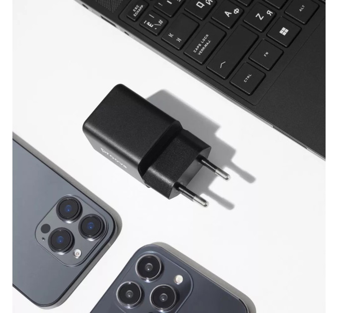 Proove Мережевий зарядний пристрій Proove Pocket GaN 30W Black (WCPG30110001)