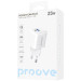 Proove Мережевий зарядний пристрій Proove Pocket GaN Plus 25W White (WCPG25111202)