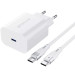 Proove Мережевий зарядний пристрій Proove Rapid 30W White (WCRP30012202) + кабель USB Type-C