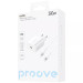 Proove Мережевий зарядний пристрій Proove Rapid 30W White (WCRP30012202) + кабель USB Type-C