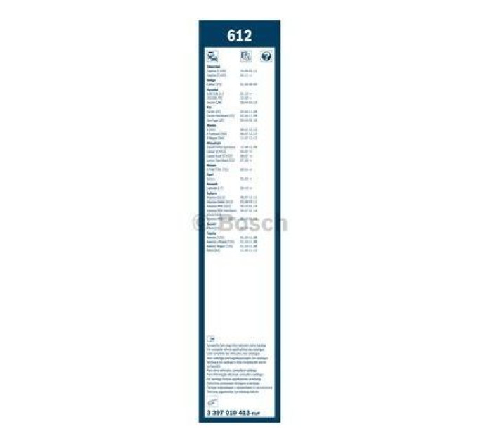 Bosch Щітка склоочисника Bosch 3 397 010 413