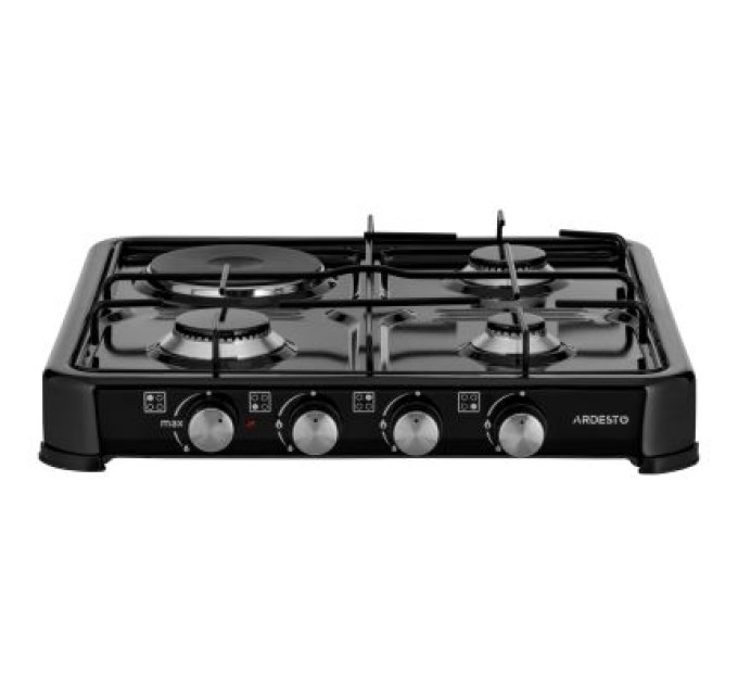 Ardesto Плита Ardesto CTC-NS5015B, тип газу LPG, 3 алюмін. газ. пальника, 1 електрич. ко (CTC-NS5015B)