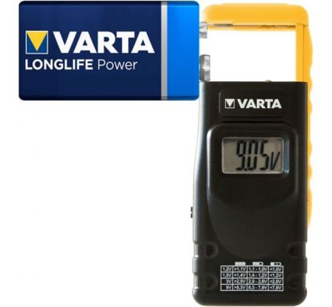 Varta Цифровий мультиметр Varta 891 LCD DIGITAL BATTERY TESTER (Тестер напруги) (891101401)