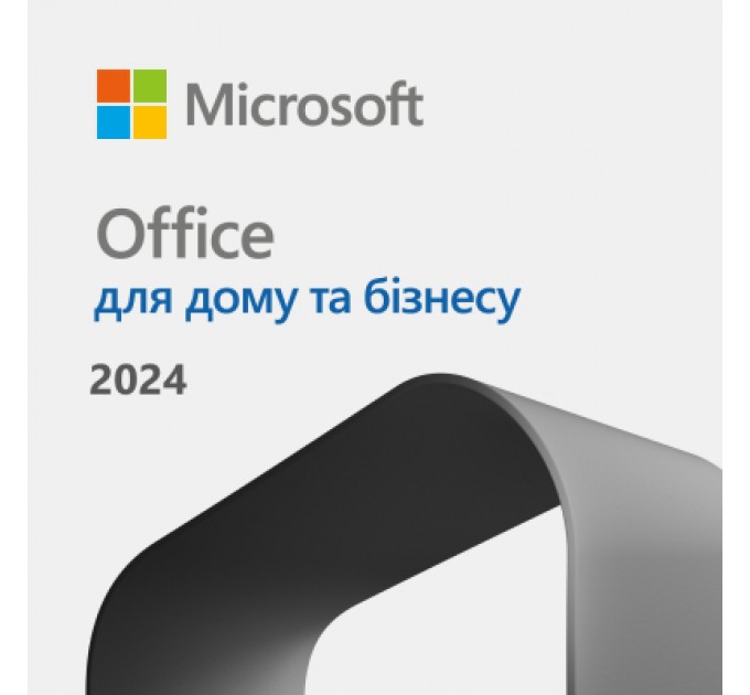 Microsoft Офісний додаток Microsoft Office Home and Business 2024 All Lng Retail Online Only ESD Конверт (EP2-06605-ESD)