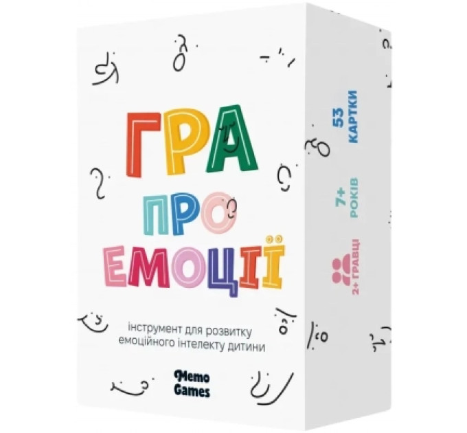 Memo Games Настільна гра Memo Games Гра про емоції (укр.) (m-0033)