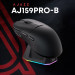 Ajazz Мишка Ajazz AJ159PRO Wireless/Bluetooth/USB Charging Dock Black (AJ159-PRO-B)
