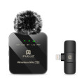 Puluz Мікрофон Puluz для iPhone/iPad 8-контактний приймач Black (PU645B)