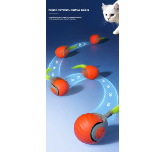 Me&Pet Іграшка для котів Me&Pet Інтерактивний м'яч червоний (NMP20-2)