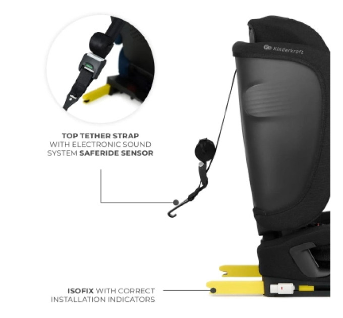 Kinderkraft Автокрісло Kinderkraft Fix2Go i-Size Black (KCFI2GO0BLK0000) (5902533925889)
