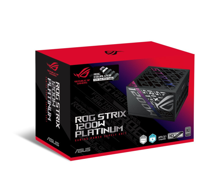 ASUS Блок живлення Asus ROG Strix 1200W Platinum ROG Equalizer (90YE00W6-B0NA00)