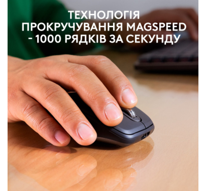 Logitech Мишка Logitech MX Anywhere 3S for Business Wireless/Bluetooth + Mouse Pad Studio Series Graphite (MX910-006958)