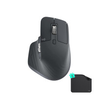 Мишка Logitech MX Master 3S for Business Performance Wireless/Bluetooth + Mouse Pad Studio Series Graphite (MX910-006582)