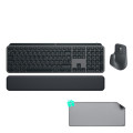 Logitech Комплект Logitech MX Keys for Business UA Graphite + Desk Mat Studio Series Mid Grey (MX920-010933)