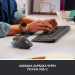 Logitech Комплект Logitech MX Keys for Business UA Graphite + Desk Mat Studio Series Mid Grey (MX920-010933)