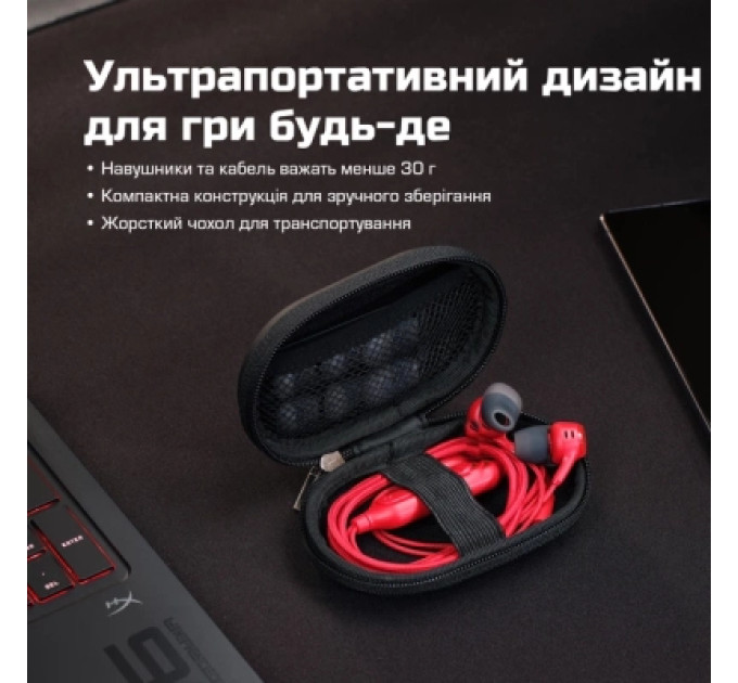 HyperX Навушники HyperX Cloud Earbuds III S Wired Red (BN7S2AA)
