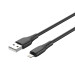 ColorWay Кабель ColorWay USB - Lightning (M/M), textured PVC, 3А, 2 м, Black (CW-CBUL095-BK)