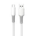 ColorWay Кабель ColorWay USB - USB Type-C (M/M), liquid silicone, 3А, 1 м, White (CW-CBUC093-WT)