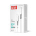 ColorWay Кабель ColorWay USB Type-C - USB Type-C (M/M), liquid silicone, 3А, 1 м, White (CW-CBPDCC093-WT)