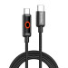 ColorWay Кабель ColorWay USB Type-C - USB Type-C (M/M), Breathing Light, 3А, 1 м, Black (CW-CBPDCC103-BK)