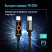 ColorWay Кабель ColorWay USB Type-C - USB Type-C (M/M), Breathing Light, 3А, 1 м, Black (CW-CBPDCC103-BK)