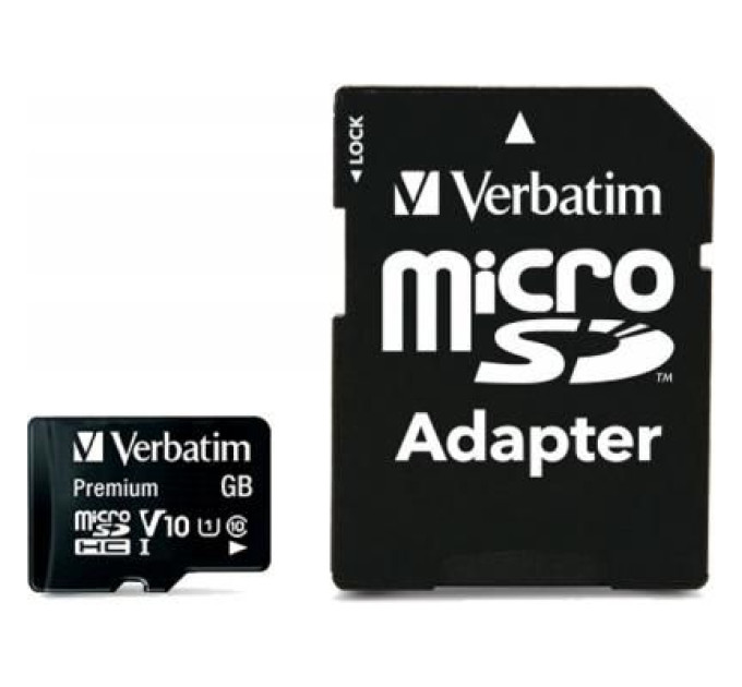 Verbatim Карта пам'яті Verbatim 128GB microSDHC class 10 UHS-I (MDAVR-96/G)
